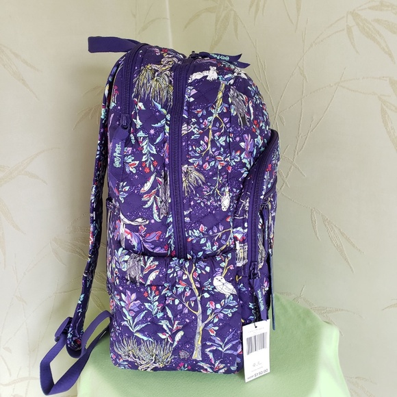 VERA BRADLEY HARRY POTTER CAMPUS BACKPACK:NWT FORBIDDEN FOREST - Picture 4 of 12